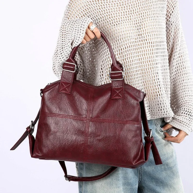 2025 nova marca de luxo high-end senhoras bolsa ombro couro famoso designer paris elegante estilo casual moda ​