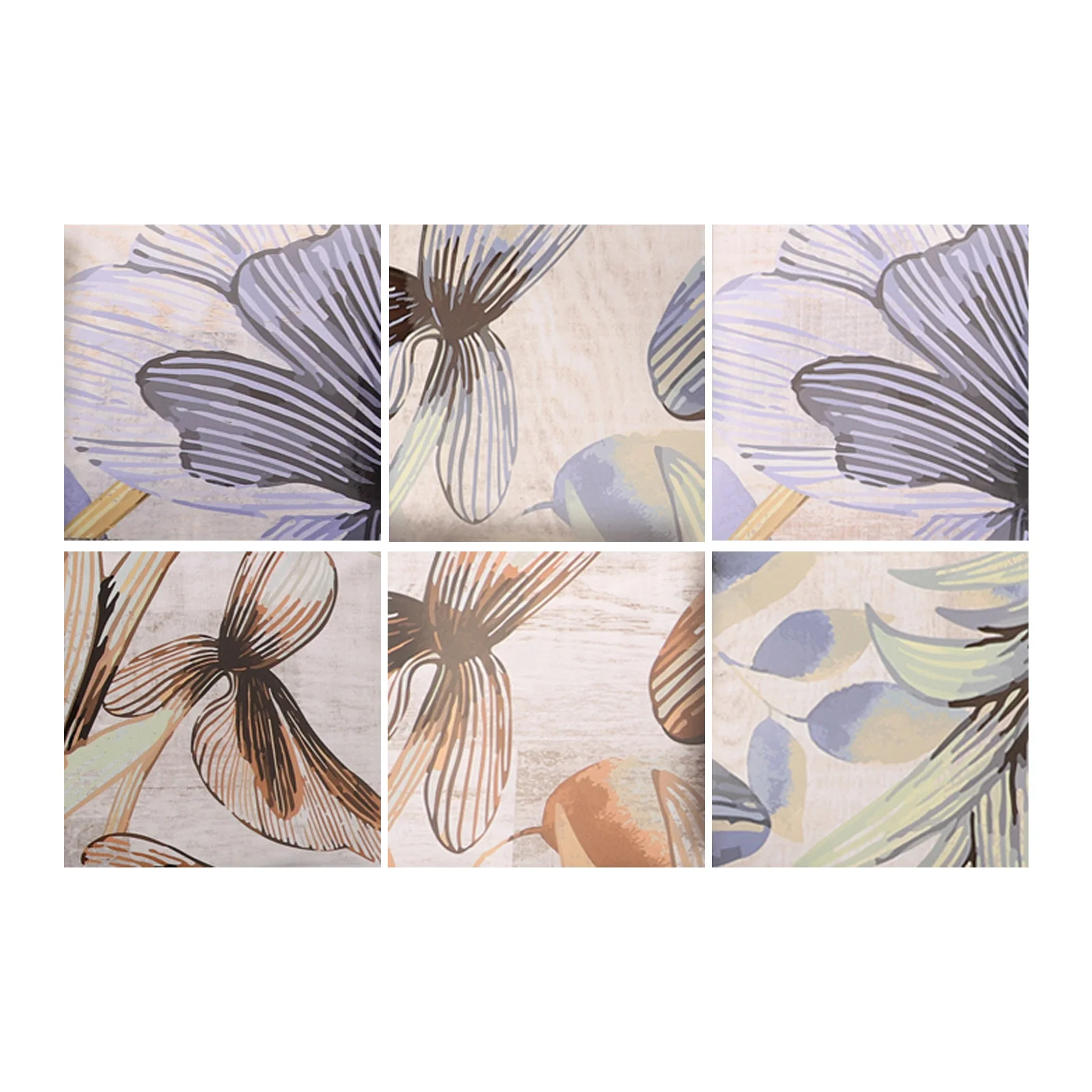 Cost-effective Interior Design Decorative Wall Stickers Realistic Wall Tiles Intricate Patterns Vibrant Colors