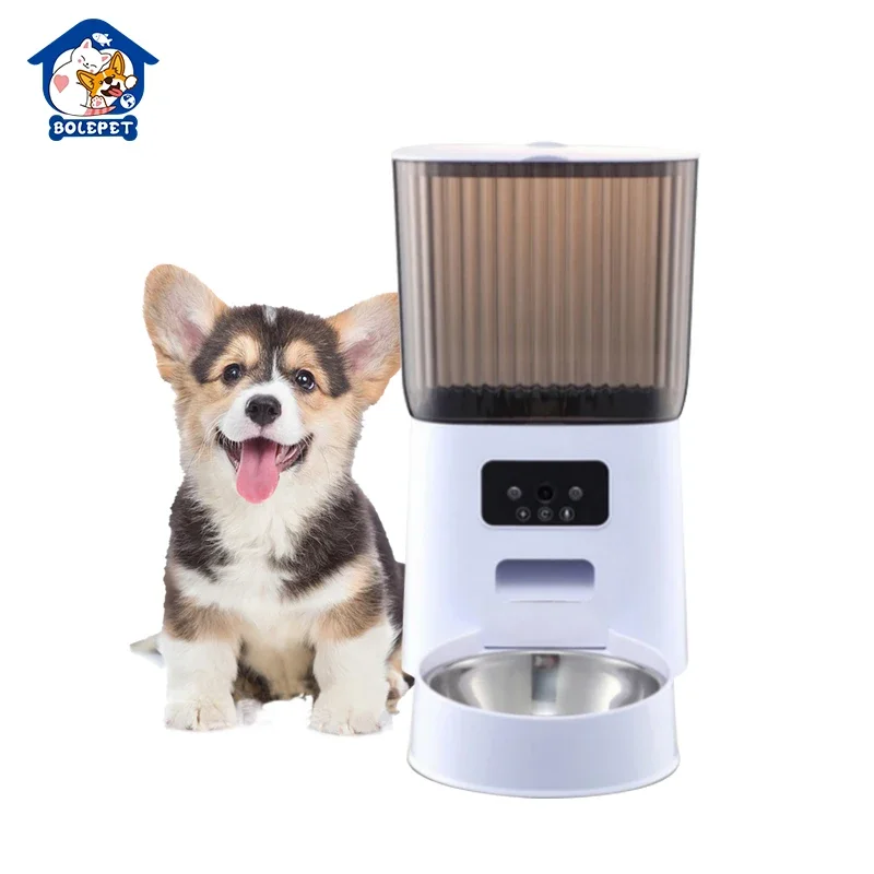 New Design Smart Automatic Pet Feeder Automatic Pet Feeder Camera Popular Automatic Pet Food Feeder