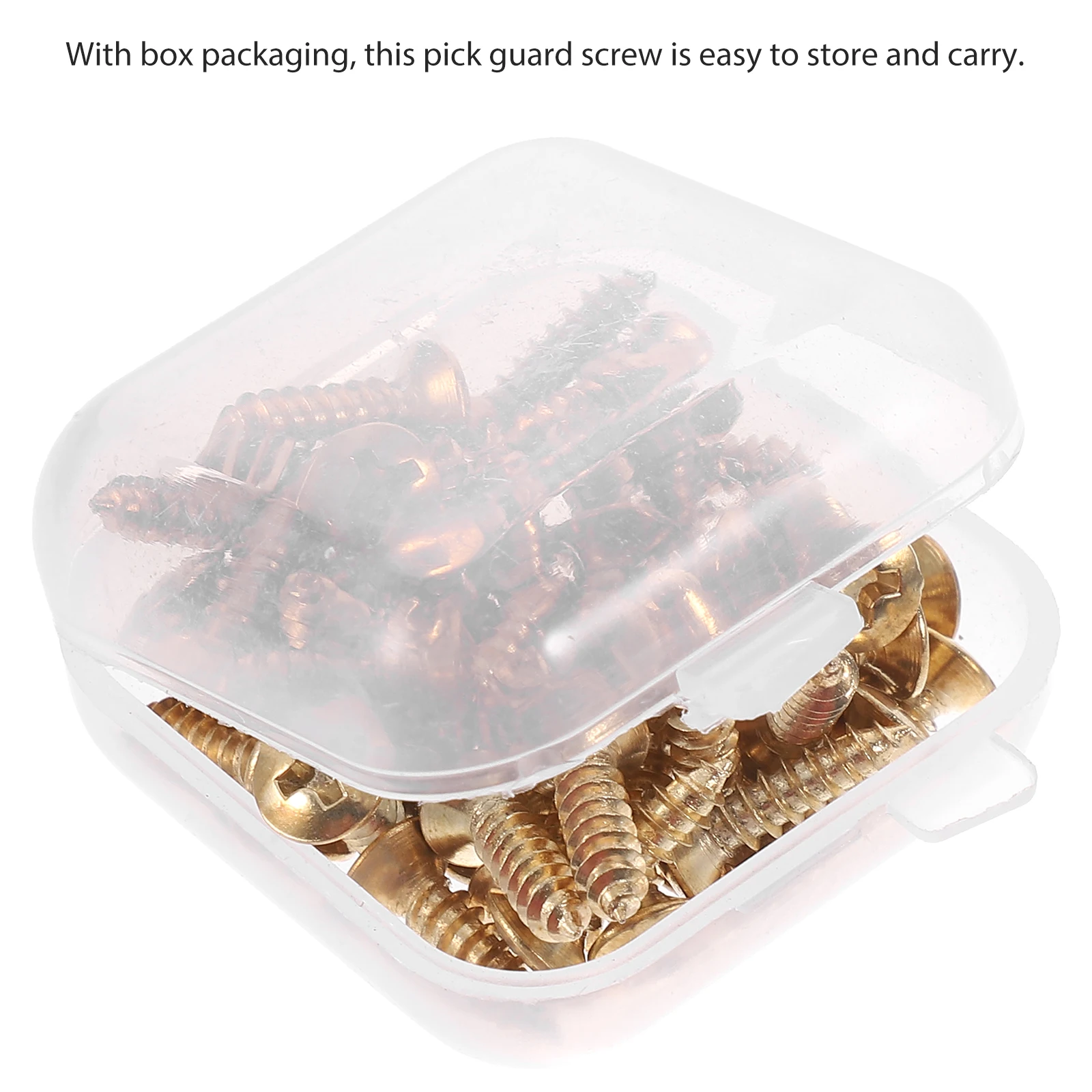 

50pcs Guitar 3X12Mm Iron Fixator Bright Color Durable Electric Bass Parts Mounting Accessories Panel Fixator Guard