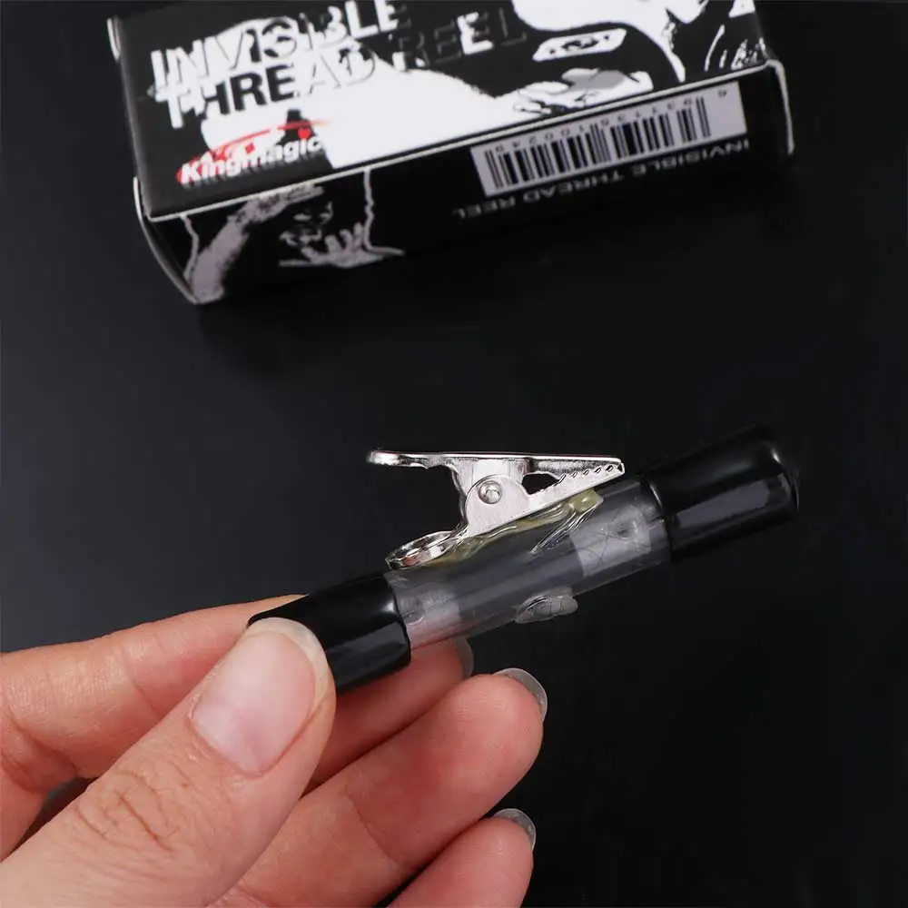 Mini Large ITR Invisible Thread Magic Props Gimmick Retractor Reel Magic Performance Mentalism Magic Floating Thread