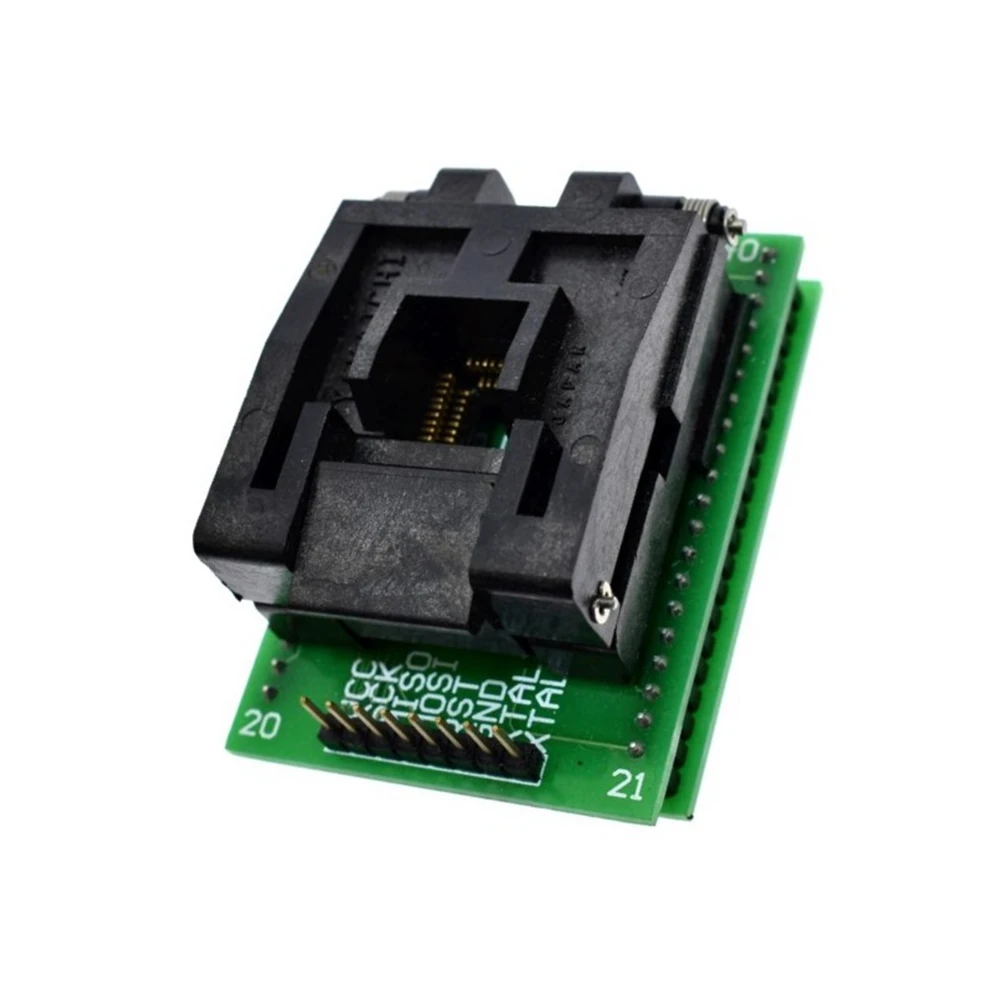 

T07C-TQFP44 to DIP40 Burning Socket Chip Programmer TQFP44 Adapter Socket Dip40 Qfp44 ATMEGA16