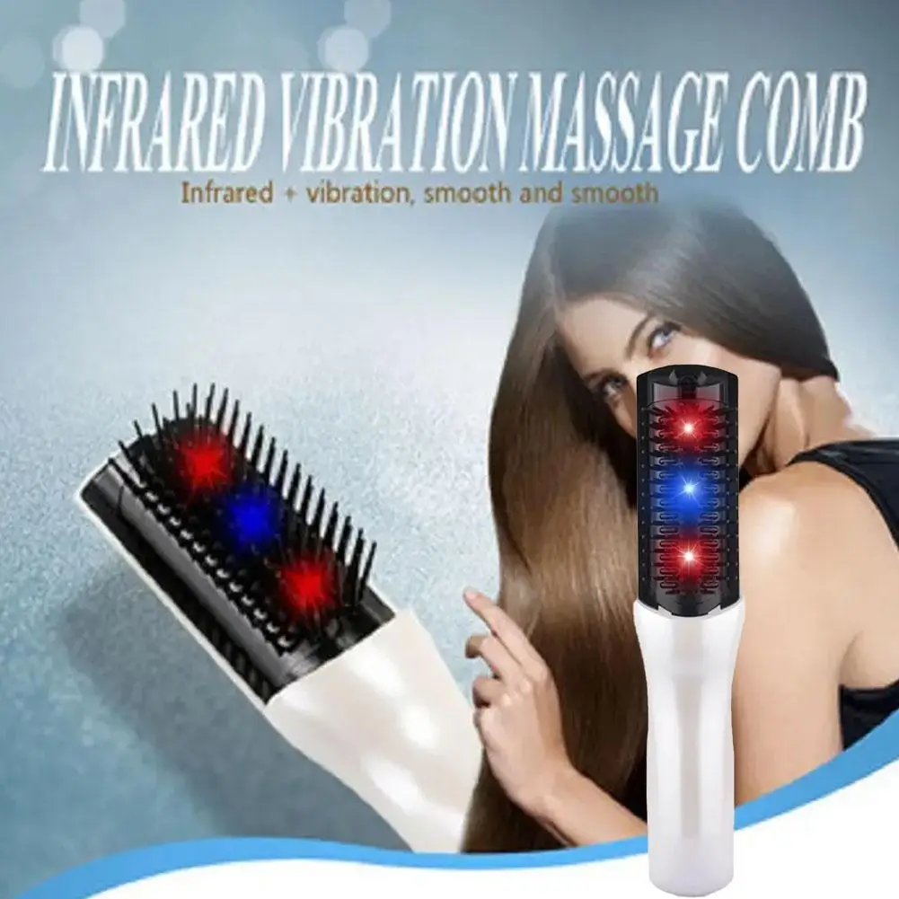 Treatment Massager Brush Electric Infrared Laser Hair Styling Comb Loss Hair Care Regrowth Anti-Hair Loss Hair Therapy Grow H8A2