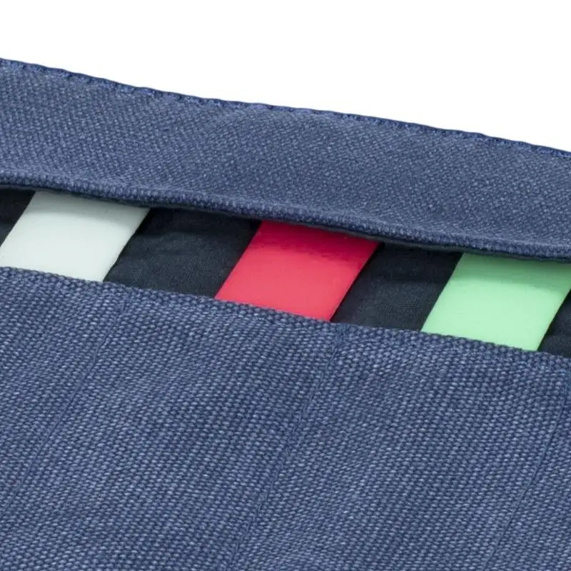 A52E 10 Slot Expandable Cotton Canvas Watch Band Travel Storage Organizers Case