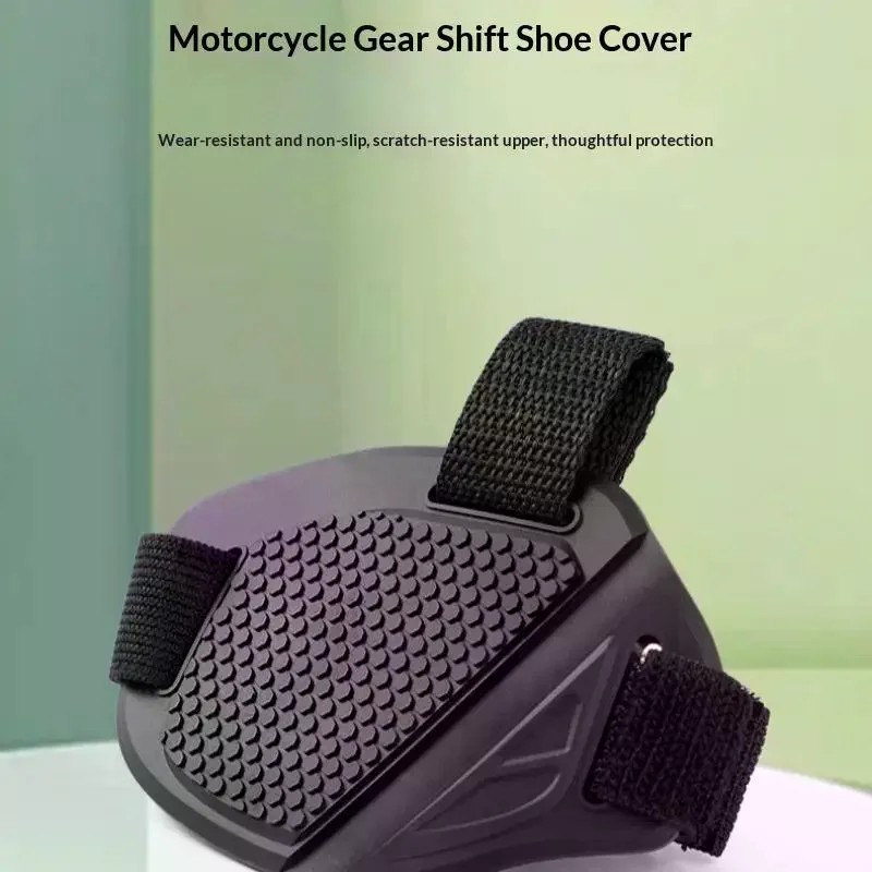 Waterproof Motorcycle Shift Pad Gear Shoes Protective Motorbike Gears Shifter Protector Motocross Boots Cover Accessories