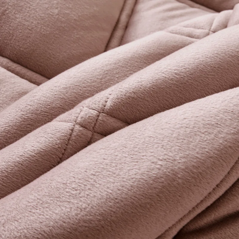 Luxury All-inclusive Velvet Bed Back Protector Cover Thicken Quilted Headboard Cover Super Soft Plush Quilting Bed Head Cover