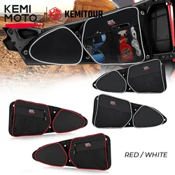 UTV Left & Right Side Door Bag Storage Bag Knee Pad Compatible with Polaris RZR XP 1000 900XC S900 2014-2021 2022 2023