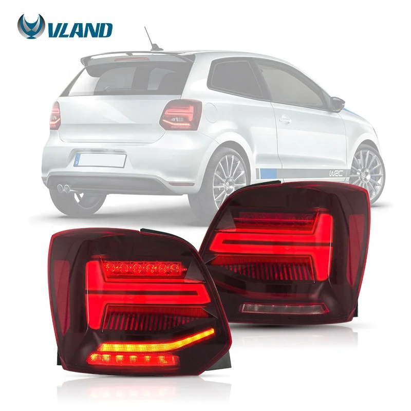 Suitable for VW Polo Vehicle Rear Signal Tail Lamp, Brake Warning Light Fit 2011-2017, Plug AndPlay Installation