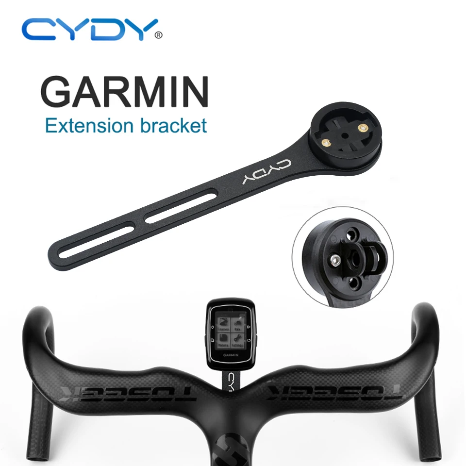CYDY Alumiminum Alloy Computer Mount Holder Bryton Wahoo Xoss Igpsport 630 MTB GPS Bicycle Headlight Saddle Bracket Cycling Part