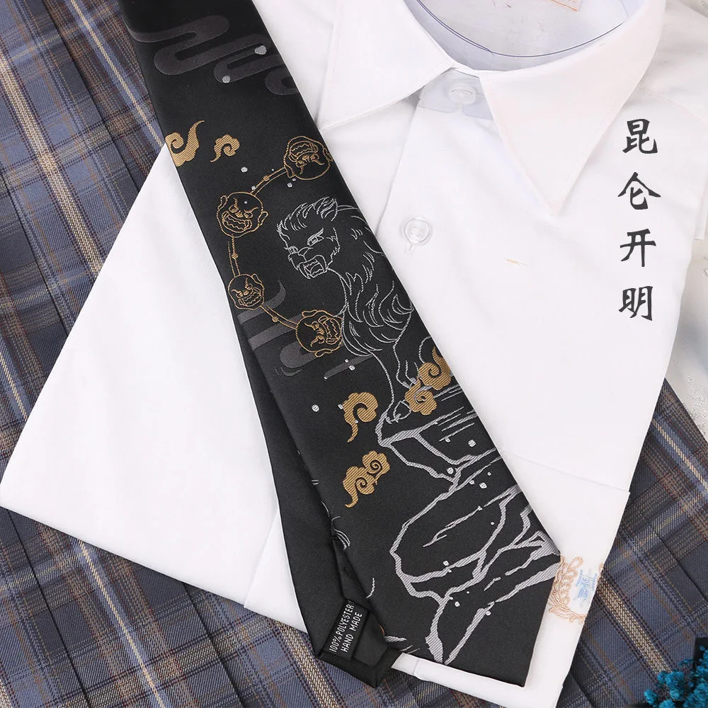 Anime Jk Uniform Vos Ties Cosplay Harajuku Lolita Mannen Vrouwen Tie Gift Kleding Accessoires