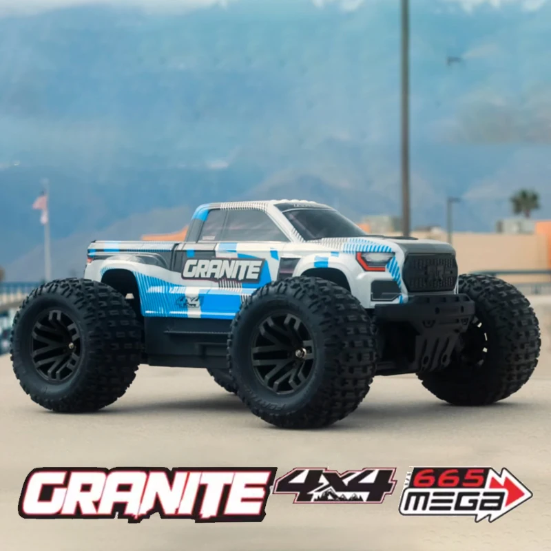 

ARRMA 1/10 GRANITE MEGA 665 4WD RTR Brushed 2S Монстр-трак для взрослых и детей