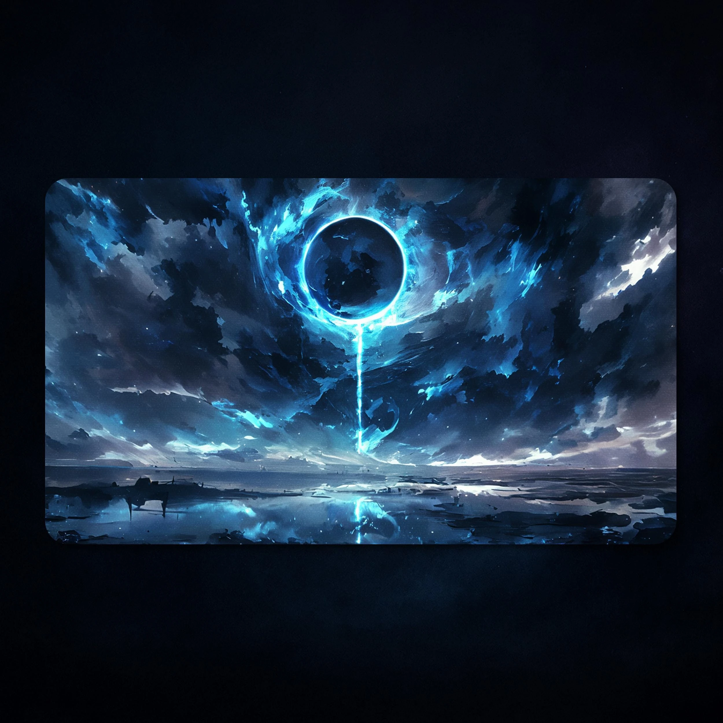Playmat Blue Cosmic Fantasy Optional Zones Mousepad Pc Accessories Gamer Desk Mats Mouse Pad 24x14 Office Decor Gaming Stuff
