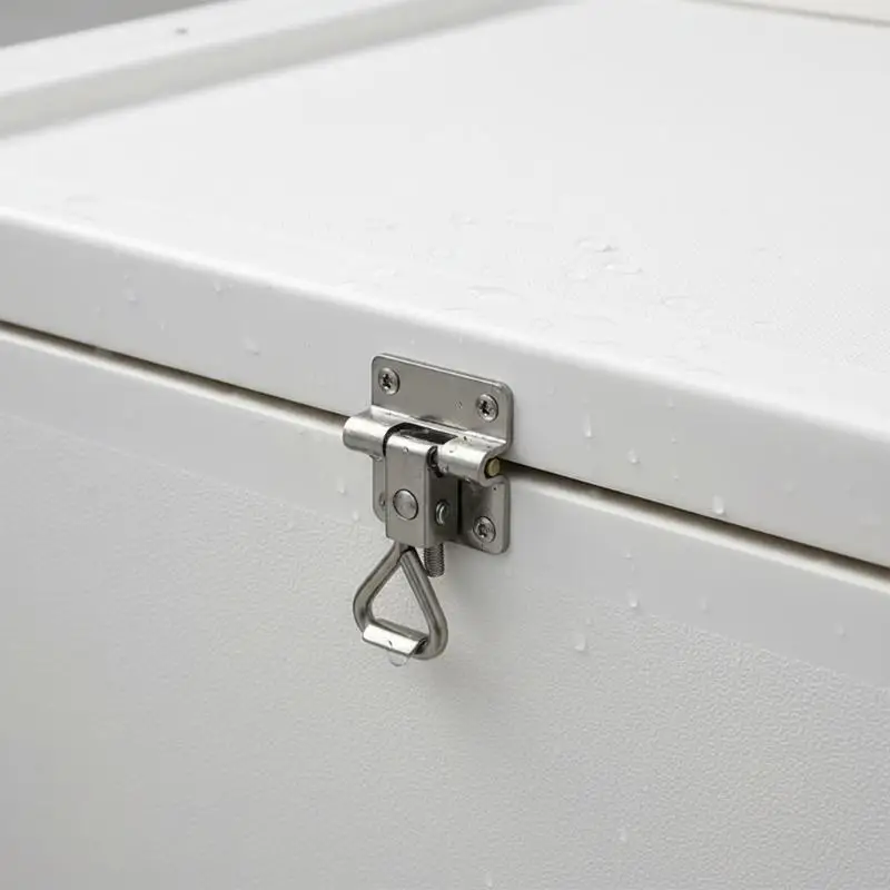 1Pc Stainless Steel 304 Clamp Hasp Lock Heavy Duty Deck Latch Fastener For Boat Locker Marine Outdoor Use