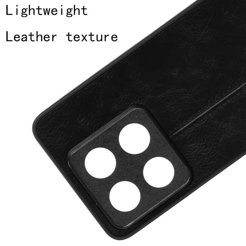 Premium PU Leather Case Hard Plastic Shockproof Cover for Xiaomi 14T Pro 14TPro image 3