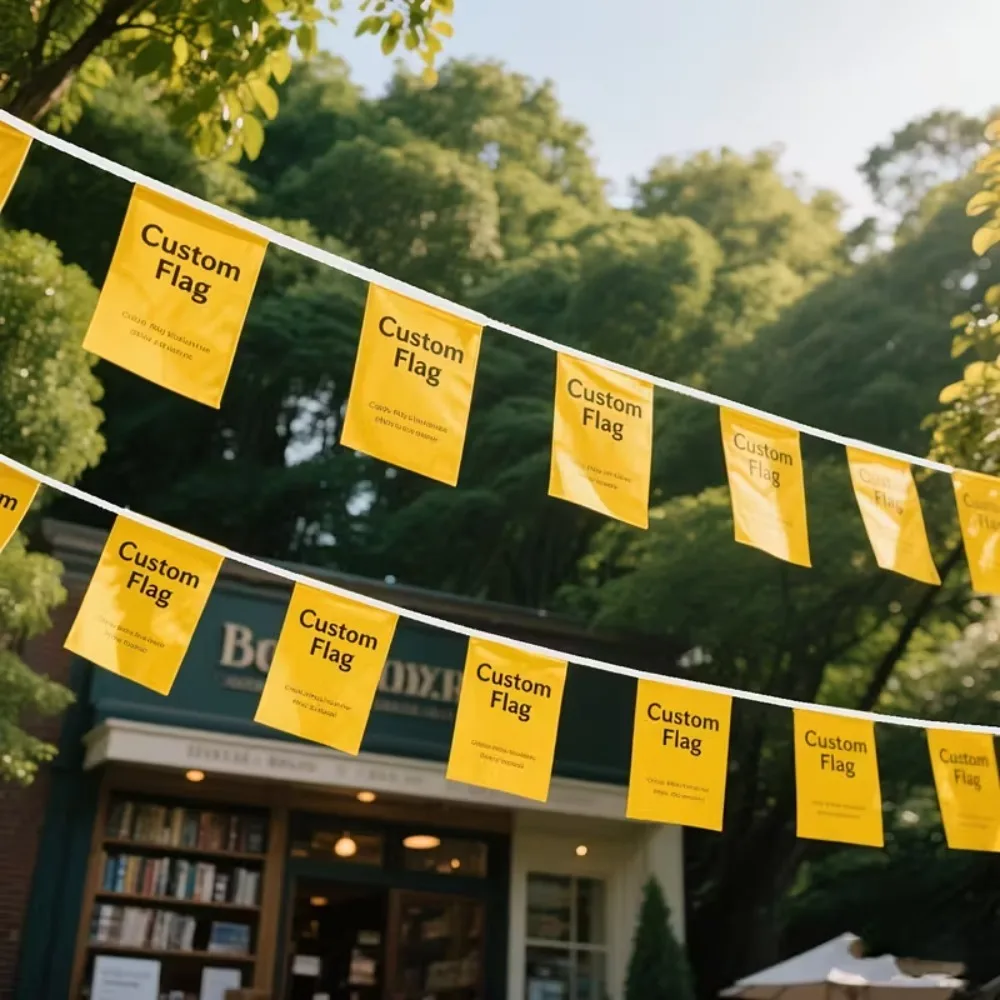

Custom Triangular Flags, 20 Pcs Triangular Flags, for Festival Parties, Festival Birthdays and Weddings, Single-sided Printing