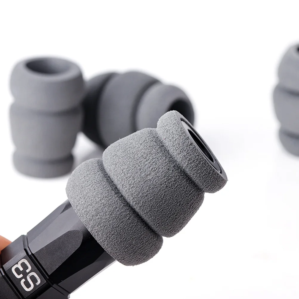 

10Pcs Grip Cover for Tattoo Machine Handle 41Mm Grey Anti-Vibration Sponge Cover Soft Non-Deformable Easy Carry