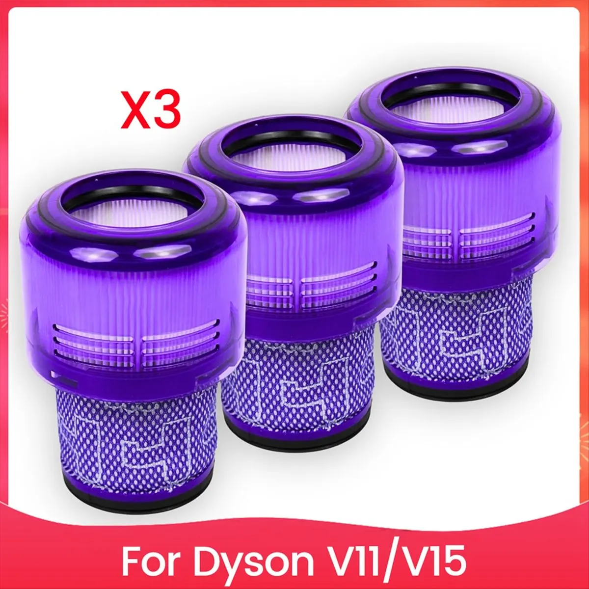 

YDSC Hepa-фильтр для пылесоса Dyson V11/V15, моющийся фильтр, запасные части