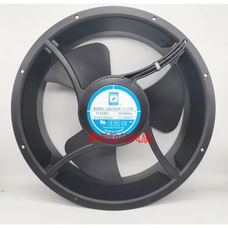 For New Xinwan OA254AP-11-1TB 25489 115V 31/33W 25.4CM Industrial Cooling Fan