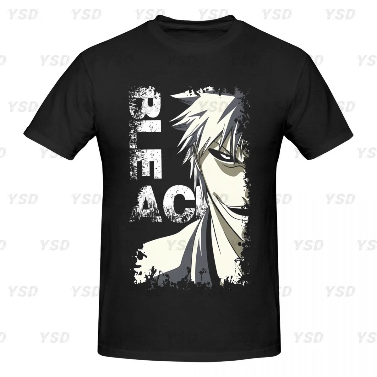 Bleach Zaraki Kenpachi Men's tight fitting sports T-shirt,Quick-Drying,Oversized T shirt