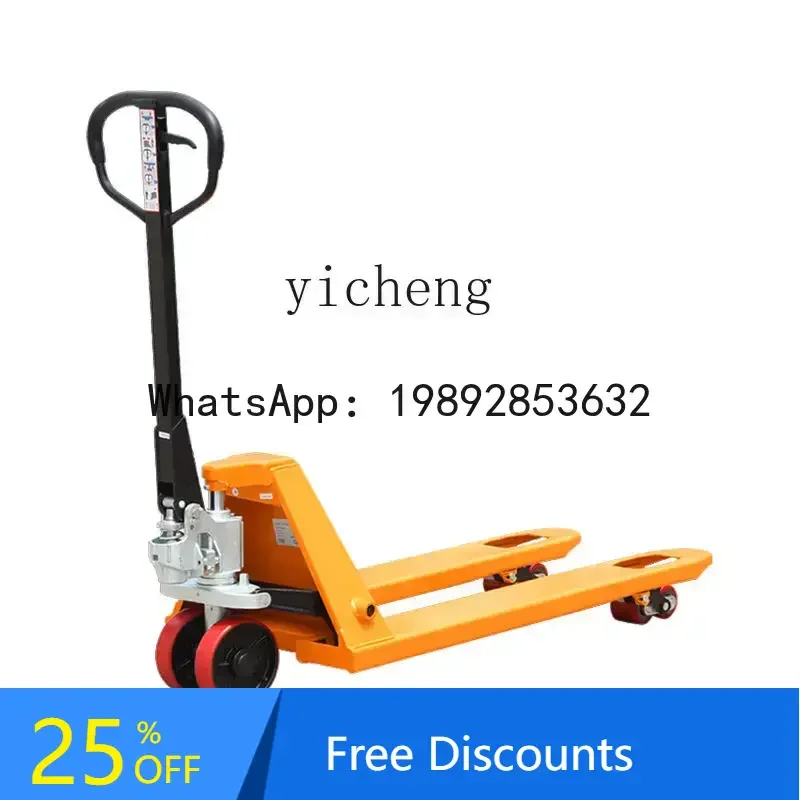 

A1 manual cattle forklift hydraulic truck loading and unloading truck hand pallet truck hand