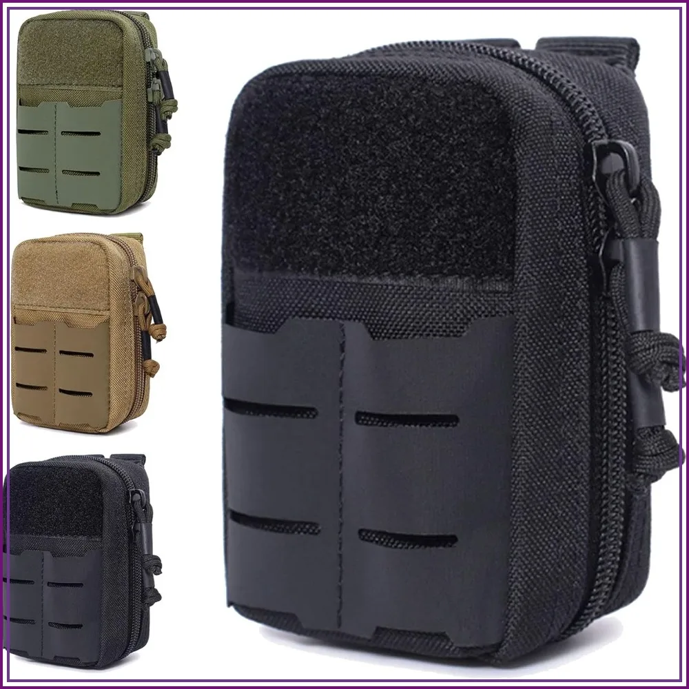 

Tactical Molle Pouch, Small EDC Utility Pouch, Waterproof 1000D Nylon, Multi-Purpose Belt Pack for Outdoor