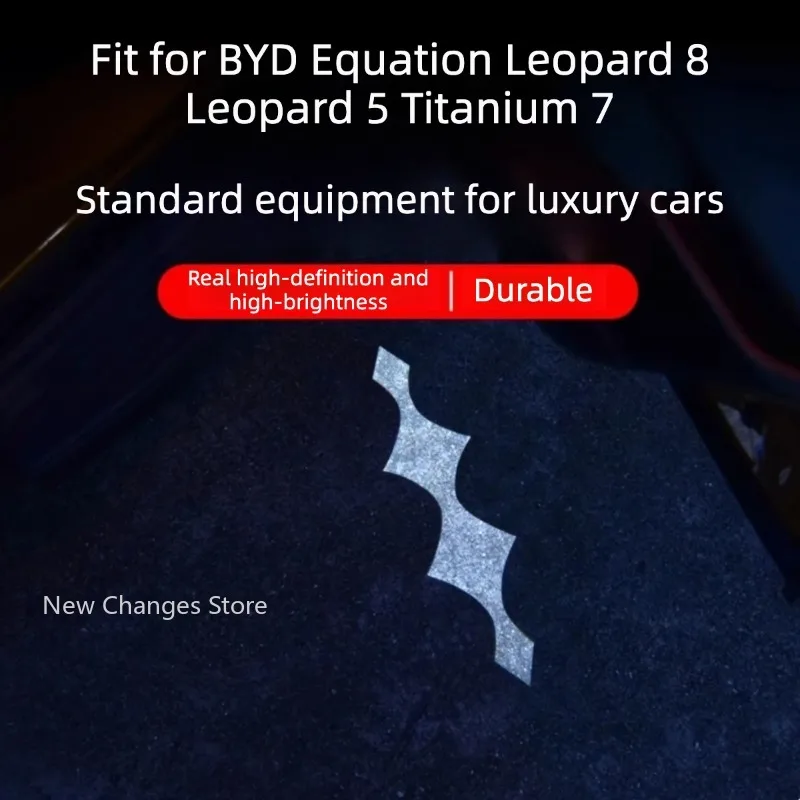 

For BYD Equation Leopard 8 Leopard 5 Titanium 7 Door Welcome Lights Projection Ambient Lights Upgrade Modify Accessories