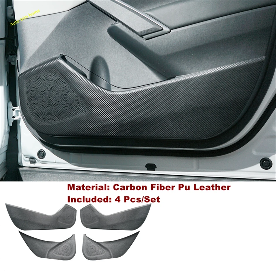 

Door Protection Film Carbon Fiber Pu Leather Anti-kick Pads Cover Trim Fit For Toyota Corolla Cross 2021- 2024 Car Accessories