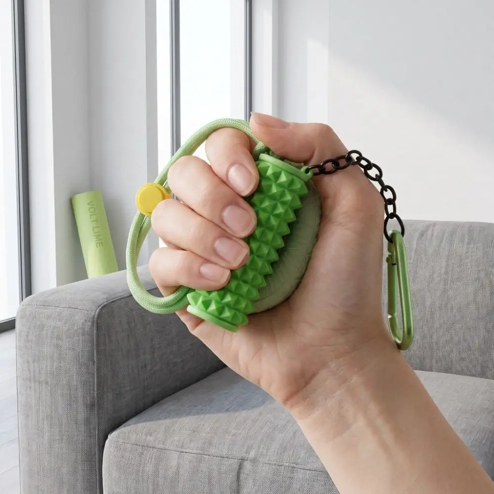 Silicone 10-60LB Hand Grip Keychain Wrist Strength Portable Grip Strength Trainer Pendant Double Power Grip Finger Correctors