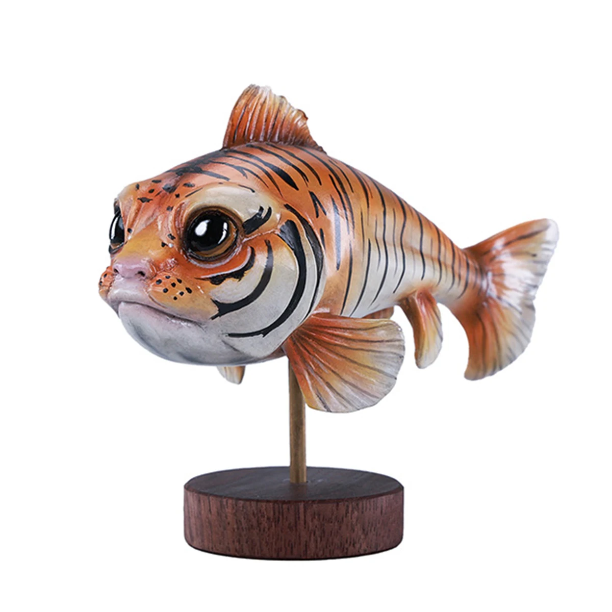 

HIPLAY JXK Tiger-Growl Fish Static Expertly Hand-Painted Lifelike Animal Figurine