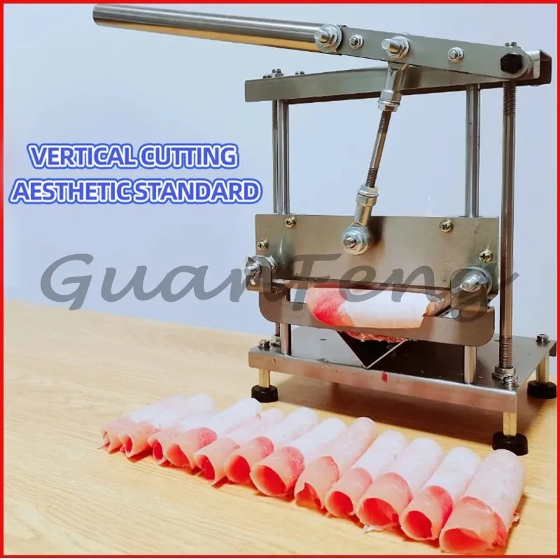 Manual lamb slicer, frozen meat slicer