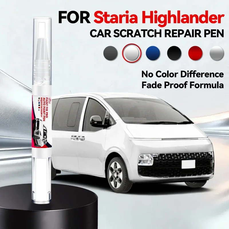 Car Dedicated Car Paint Repair Pen For 2021-2025 Hyundai STARIA Highlander Paint Scratch Repair Accessories Silver N3S White TW3