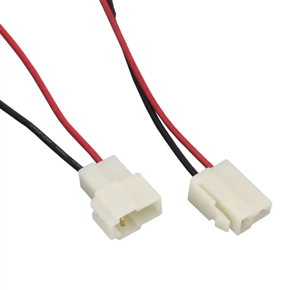 1PC 6.3mm 2Pin DJ7021 Automotive Electrical Connector Kit with 15CM Cable Terminal Plug for Motorcycle Use