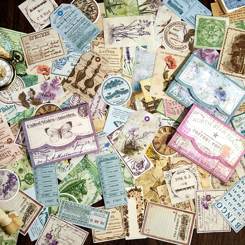 30Pcs Material Paper Envelope Collage Color Writing Decorative Supplies Dusk Dawn Note Writing Pads Notebooks 216*95MM