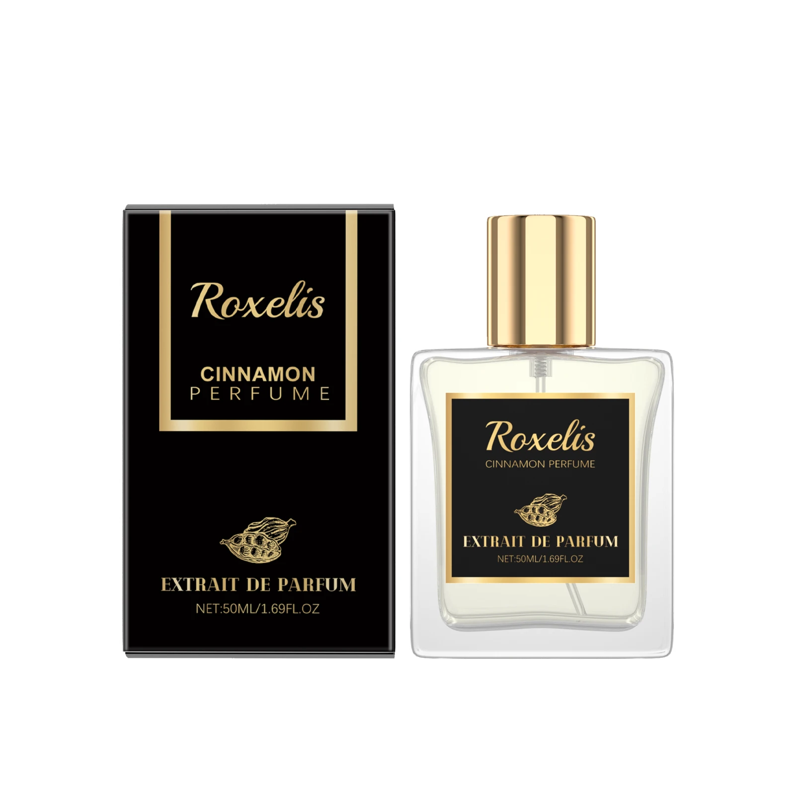 Roxelis Cinnamon Nutmeg Unisex Eau De Cologne Fresh Long Lasting_voghion.com