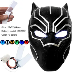 DIY LED Light Eyes Kits FOR T'Challa Helmet Cosplay Eyes Light Halloween Mask Accessories CR2032