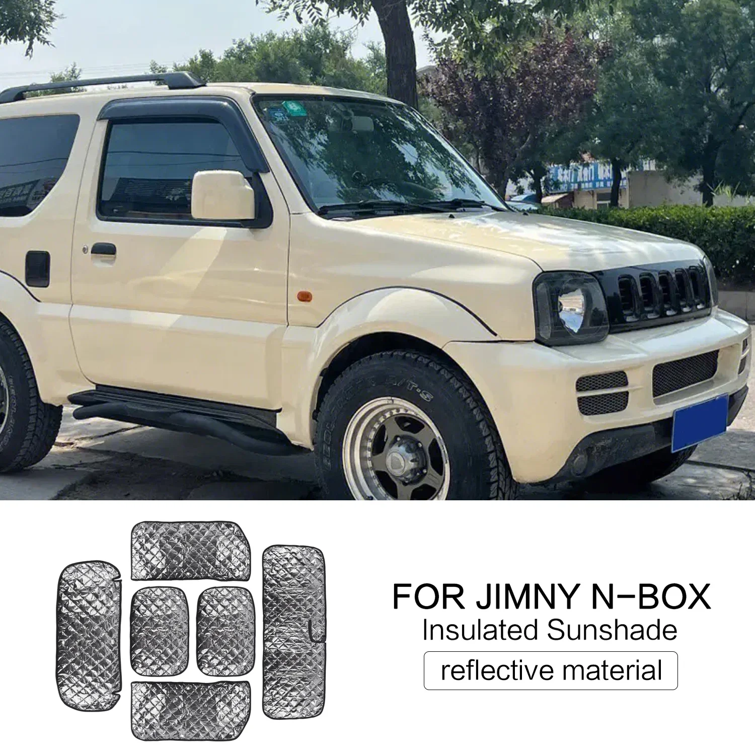 For Suzuki Jimny 2019-2023 JB64 JB74 JB64W JB74W Car Front Rear Windshield Sunshade Cover Auto Interior Accessories Styling