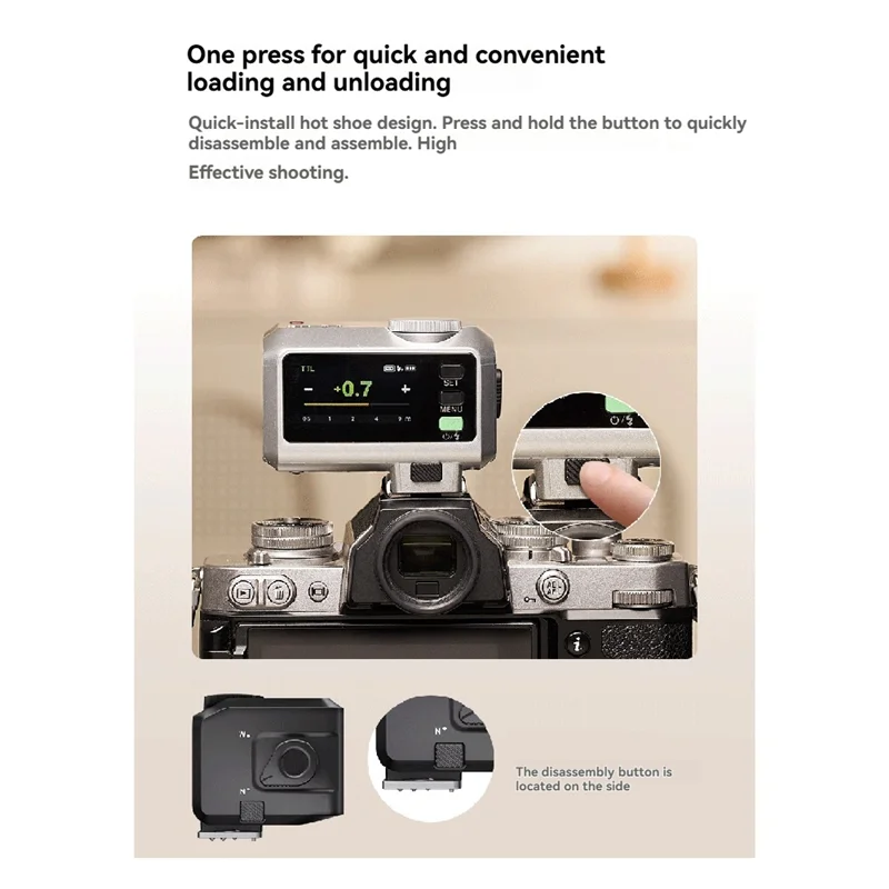 AT82-1/8000S عالي السرعة Sync It30pro Mini TTL Flash 2.4Ghz شاشة لمس لاسلكية 2.8 بوصة للتصوير الفوتوغرافي الاحترافي لسوني A