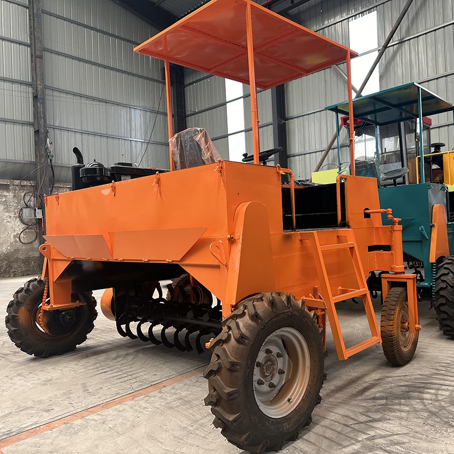 Professional Compost Turning Equipment for Livestock Manure and Bio Organic Fertilizer Plant