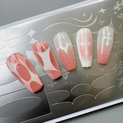 XMQ NAIL ART STAMPING PLATES LINES TEMPLATES CLOCK TEMPLATES