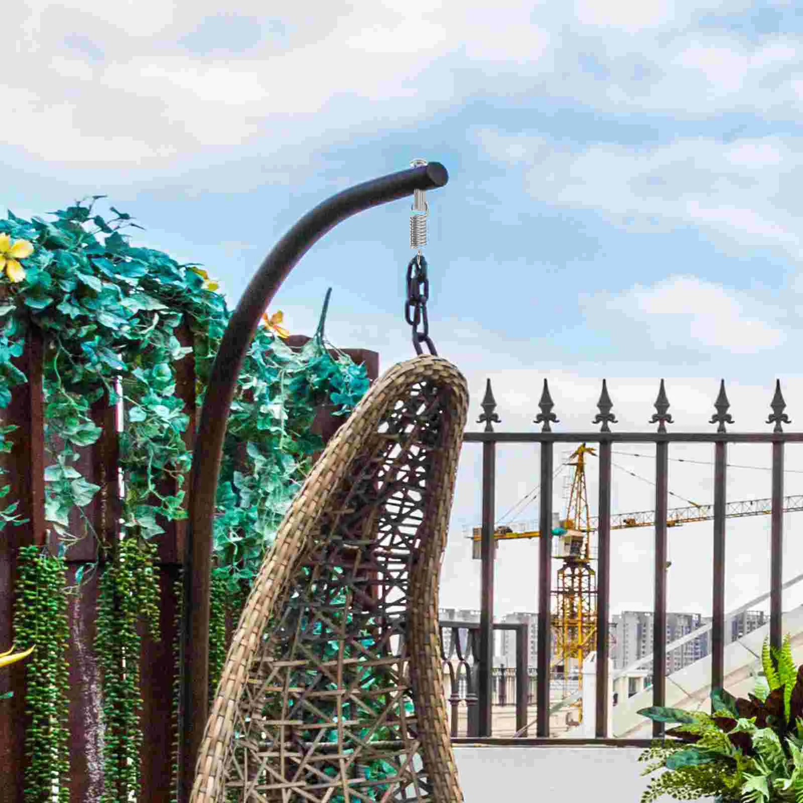 Swing Spring Porch Accessories Hammock Hardware Hooks Heavy Duty Springs Hanging Kit Indoor