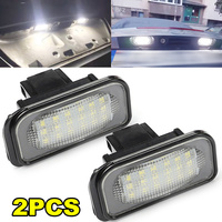 1/2PCS For Mercedes Benz C-class W203 R230 W209 C209 A209 SL CLK Class Car LED Canbus License Number Plate Light Assembly