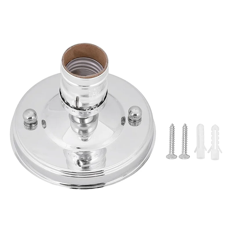 

【New-Sale】E26/E27 Wall Light Base Holder Vintage, Industrial Ceiling Lamp Socket For Pendant Bulb Screw