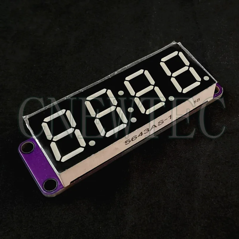 MAX7219 SOP24 Дисплей времени 0,56 дюйма 4-битный цифровой светодиодный дисплей 7-сегментный модуль 5 цветов доступен для Arduino STM32 STC AVR