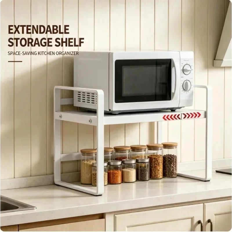 Stocking Stuffers Multi‑Layer Expandable Cabinet Storage Rack, Space‑Saving Kitchen Organizer Shelf, Practical Cabinet Holder