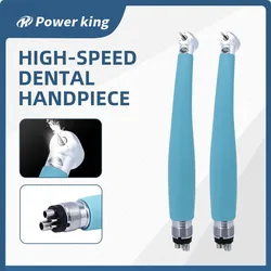 LED Dental Handpiece 3 Water Spray BLUE 1PCS High Rotation Pen Light Hand Piece Push Button Type 2hole 4hole Nanotechnology