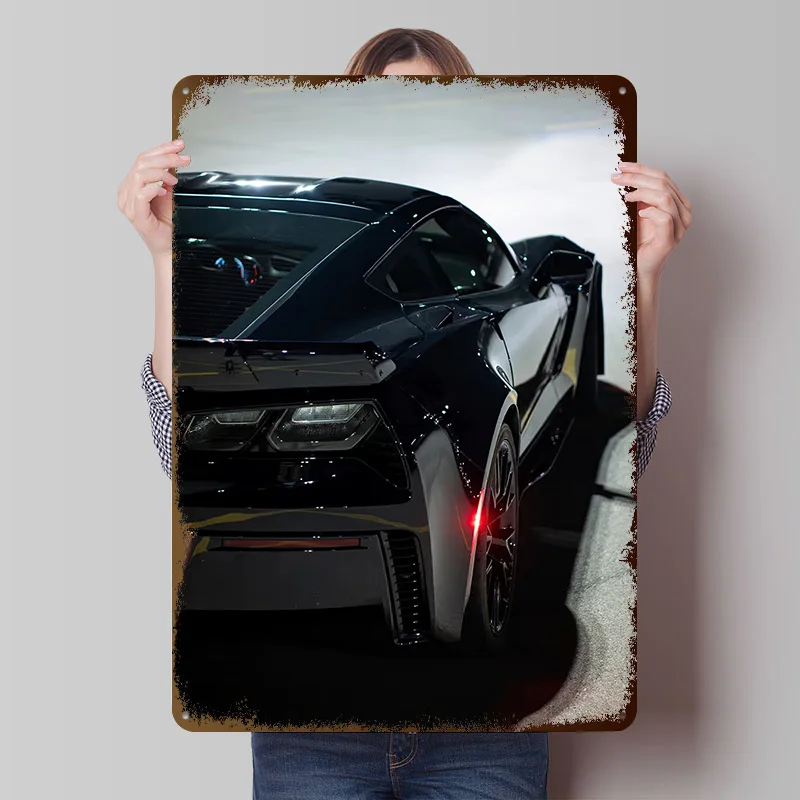 Sleek Black C7 Z06 …