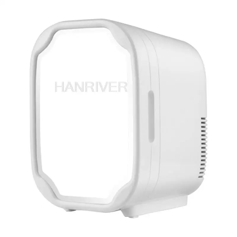 Refrigerador pequeño con espejo cosmético para coche, refrigerador de belleza Semiconductor de exportación de 8L, doble uso, caliente y frío, 12v, 220V