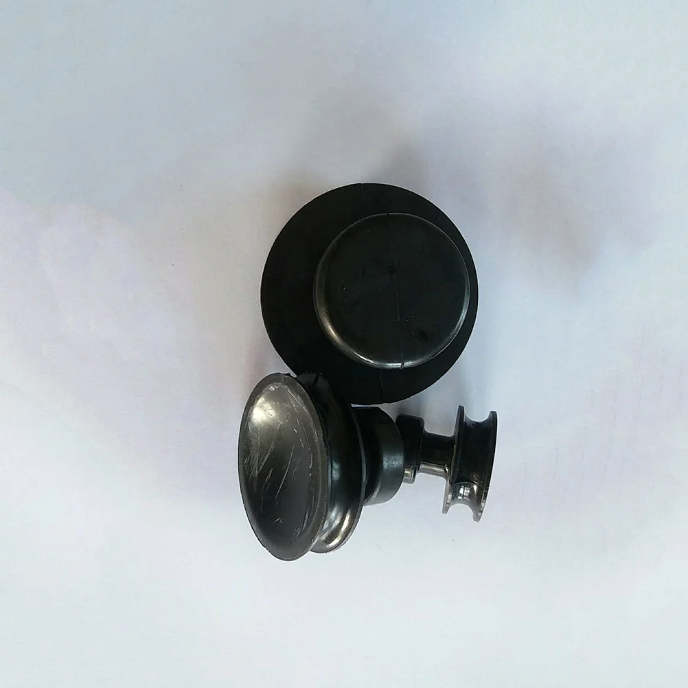 

2 Pcs Singing Bowl Tools 40MM 60MM Rubber Lifter Accessories for Meditation Relaxation Therapy Black