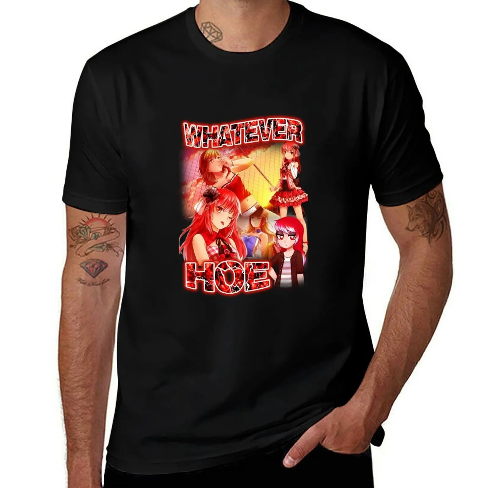 WHATEVER HOE T-Shirt Light Athletic Short Sleeve Tee Shirt T-Shirt