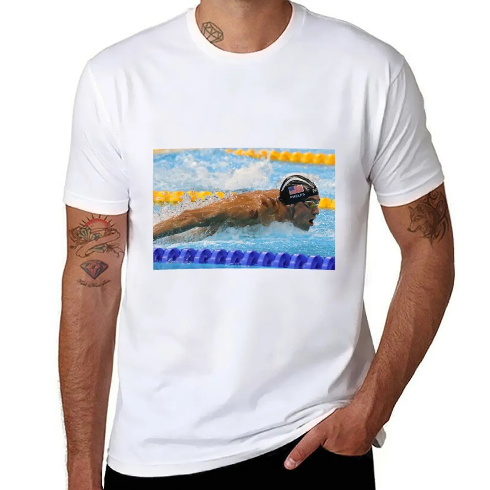 

Michael Phelps T-Shirt anime t shirts oversize man t shirt graphic